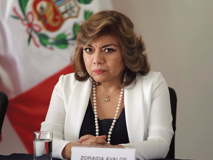 Archivo - La fiscal suprema de Perú, Zoraida Ávalos