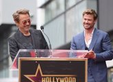 Foto: Épico troleo de Robert Downey Jr. a Chris Hemsworth: "El segundo mejor Chris"