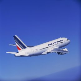 Archivo - Avión Air France.