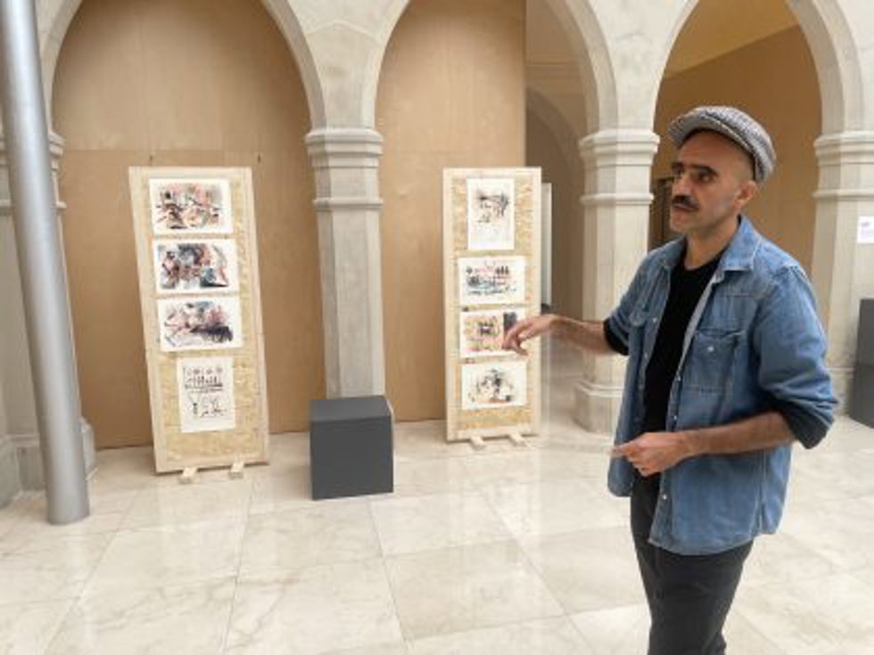 El artista 'Ca_teter' presenta su obra en 'Irudika'