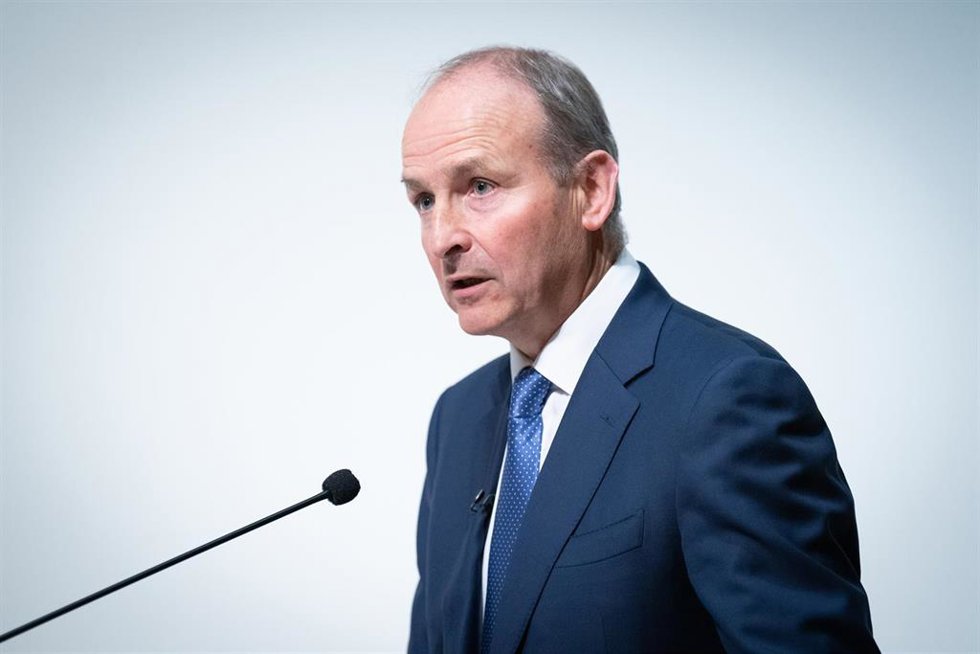 Archivo - El vice primer ministro y ministro de Exteriores de Irlanda, Micheál Martin