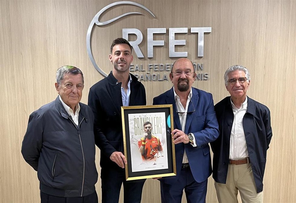 La RFET reconoce a Marcel Granollers por su N1 mundial de dobles