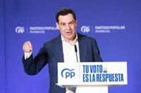Moreno llama a la movilización porque las elecciones europeas "no están ganadas" ni en España ni en Andalucía
