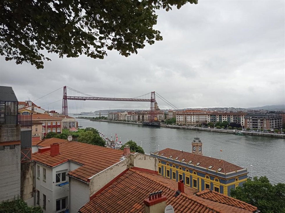 Archivo - Puente Colgante de Portugalete (Bizkaia).