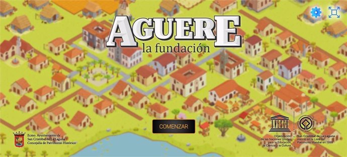 Portada del videojuego 'Aguere. La Fundación', una nueva herramienta que permitirá recrear digitalmente la construcción de La Laguna y formar parte de su evolución, desde 1496 hasta finales del siglo XVIII