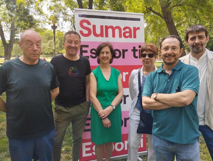 Presentación de propuestas de Sumar en materia de transición energética, en Zaragoza.