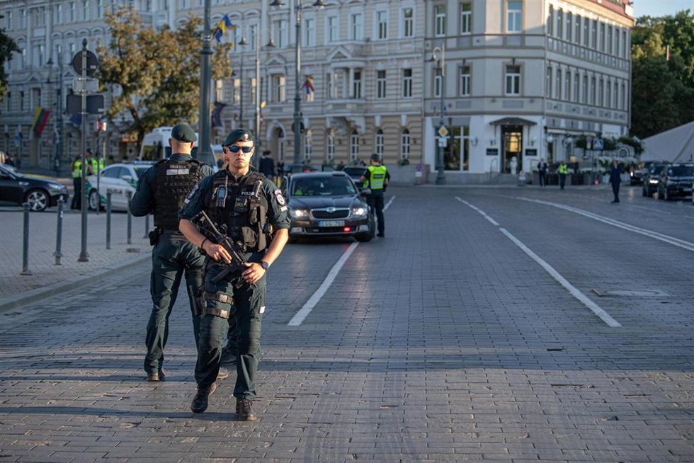 Archivo - Imagen de archivo de la Policía de Lituania 