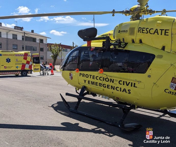 Imagen del rescate en León