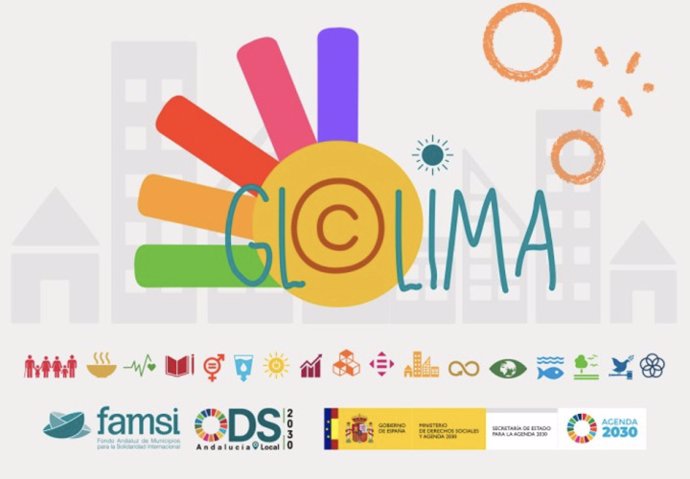 Cartel de 'Gloclima-Gobiernos Andaluces contra el Cambio Climático'.