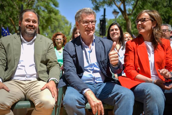 Núñez Feijóo, en un acto público en Tomelloso