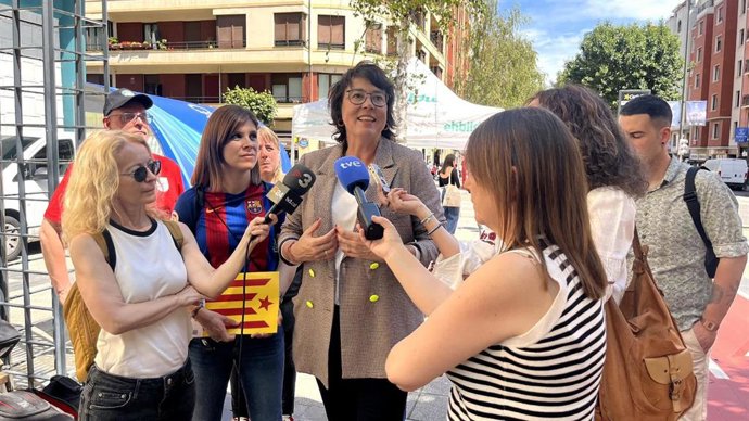 La candidata de ERC a las elecciones europeas, Diana Riba