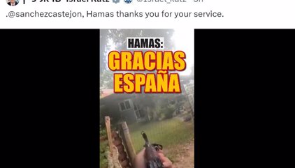 El ministro de Exteriores de Israel dice a Sánchez que "Hamás le agradece su servicio"