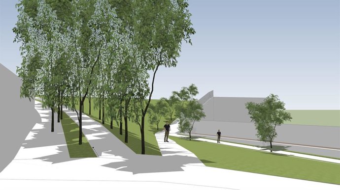 Empiezan las obras de mejora de la calle Palafurgell en el barrio barcelonés de Trinitat Vella