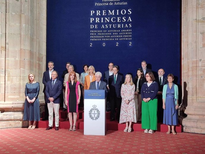 Archivo - Jurado del Premio Princesa de Asturias de Cooperación Internacional 2022.
