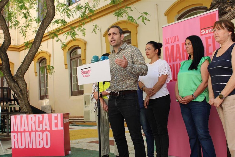 El diputado en el Congreso de Sumar y coordinador andaluz de Izquierda Unida, Toni Valero.