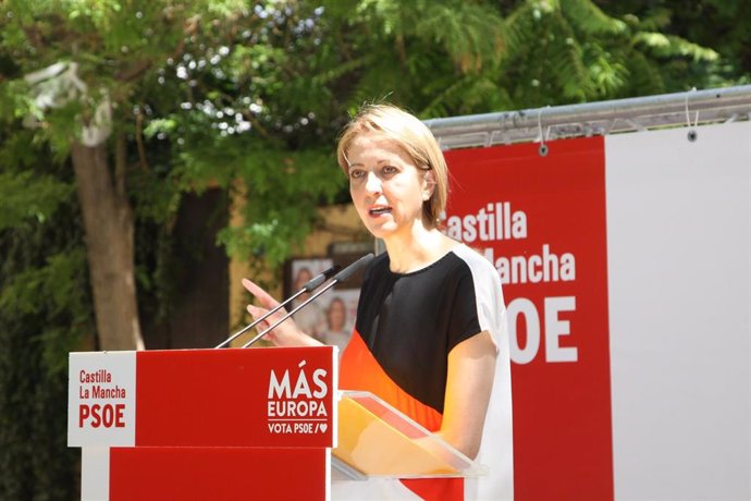 La eurodiputada candidata a la reelección al Parlamento Europeo, y vicesecretaria general del PSOE de Castilla-La Mancha, Cristina Maestre