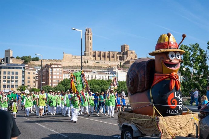 Celebració de les festes de l'Aplec a la ciutat de Lleida