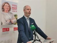 El PSOE afea que el PP "vote en contra" de los fondos europeos pero "no renuncien a ellos donde gobiernan" como en Cádiz
