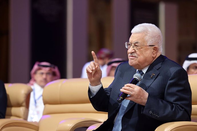 El presidente palestino, Mahmud Abbas