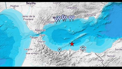 Sentido en municipios costeros de Málaga y Granada un terremoto de magnitud 4,2 frente a las costas de Melilla