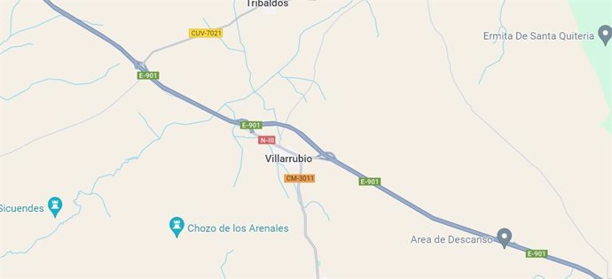 Imagen de Villarrubio en Google Maps.
