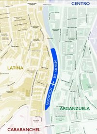 Maestre exige a Carabante que se deje de "horteradas de centro comercial" al iluminar el cauce del Manzanares