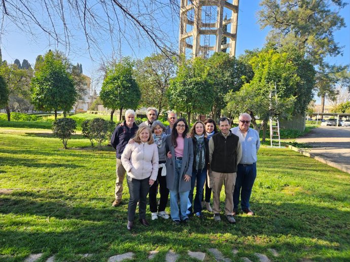 El equipo de investigación del Instituto de Agricultura Sostenible del CSIC responsable del artículo.