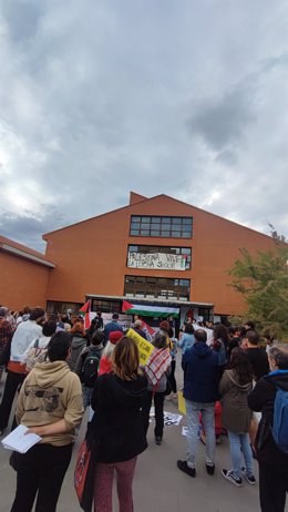 Movilización de apoyo a Palestina en Cuenca.
