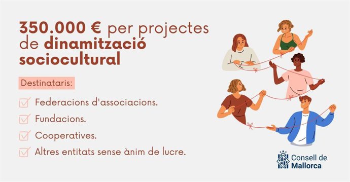 El Consell incrementa un 35% las ayudas destinadas a los proyectos socioculturales de entidades sin ánimo de lucro