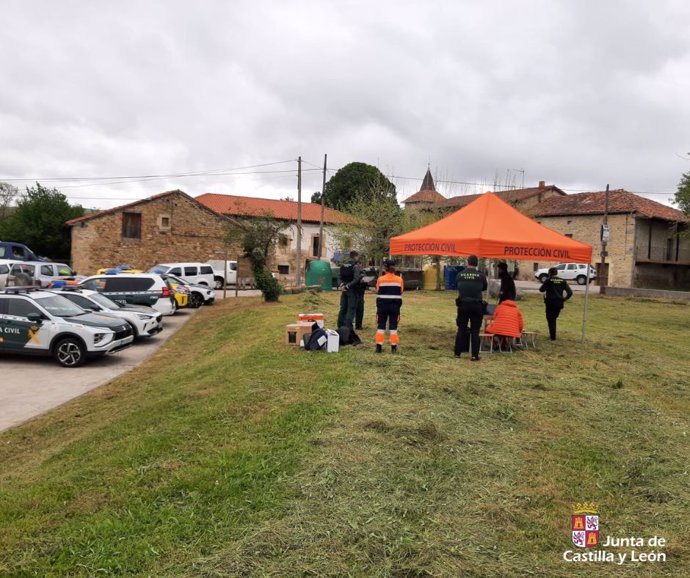 Dispositivo de la Guardia Civil y Protección Civil para intentar localizar a un hombre de 78 años desaparecido en Merindad de Montija (Burgos).