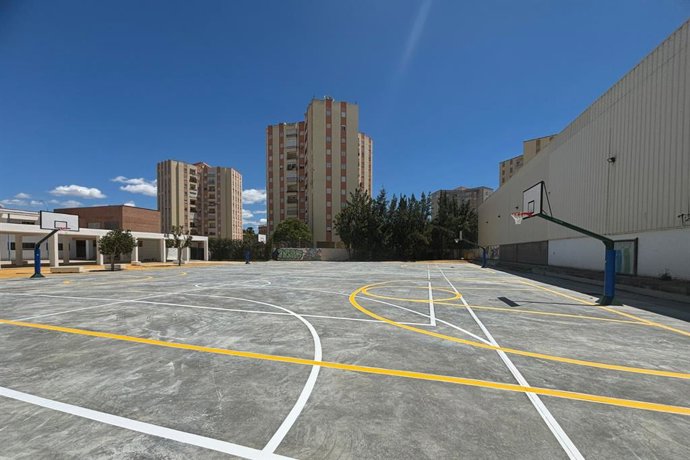 Imagen del IES Galeón de Isla Cristina (Huelva) tras la reforma.