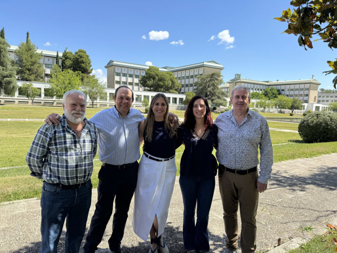 Imagen del equipo de la Universidad de Córdoba que ha liderado la investigación