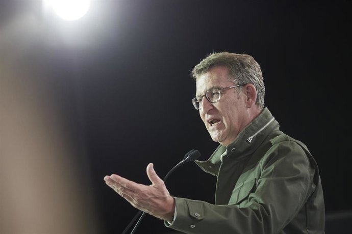 Archivo - El presidente del Partido Popular, Alberto Núñez Feijóo.