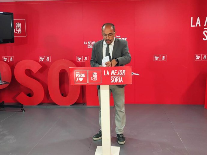 El secretario provincial del PSOE analiza los Fondos Europeos para Soria