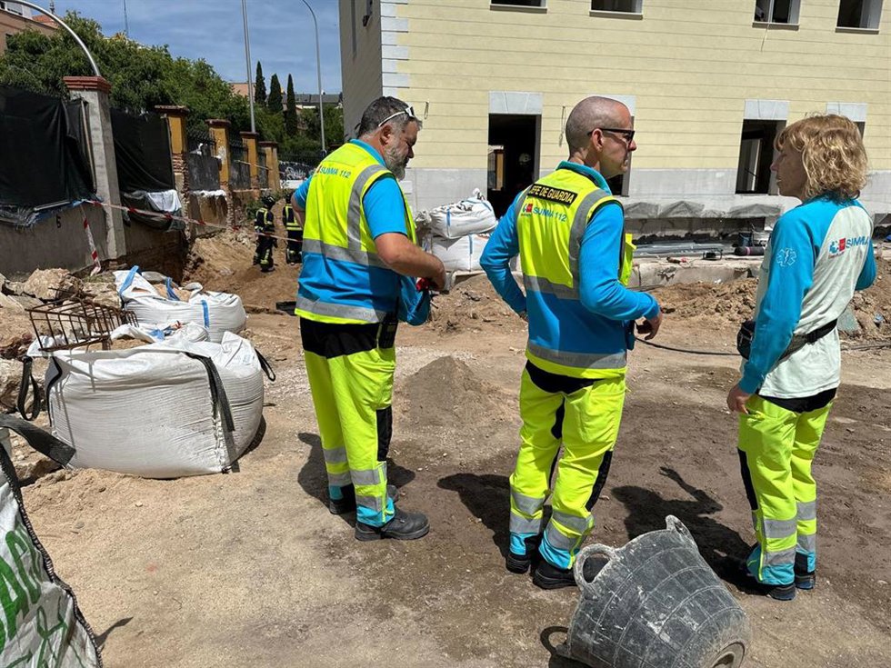 Muere un obrero aplastado en un accidente laboral en Chamartín