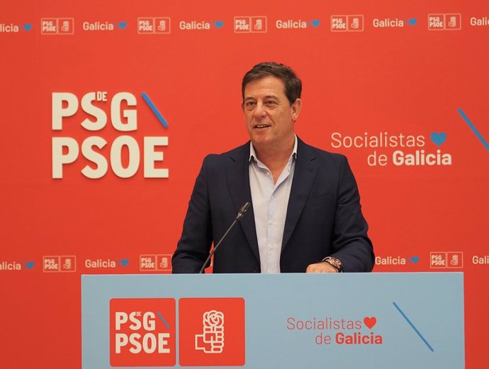 El secretario xeral del PSdeG, José Ramón Gómez Besteiro
