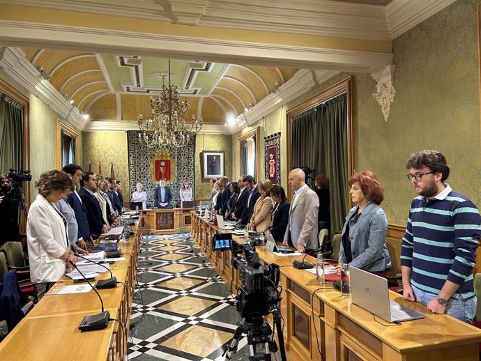 Pleno en el Ayuntamiento de Cuenca.