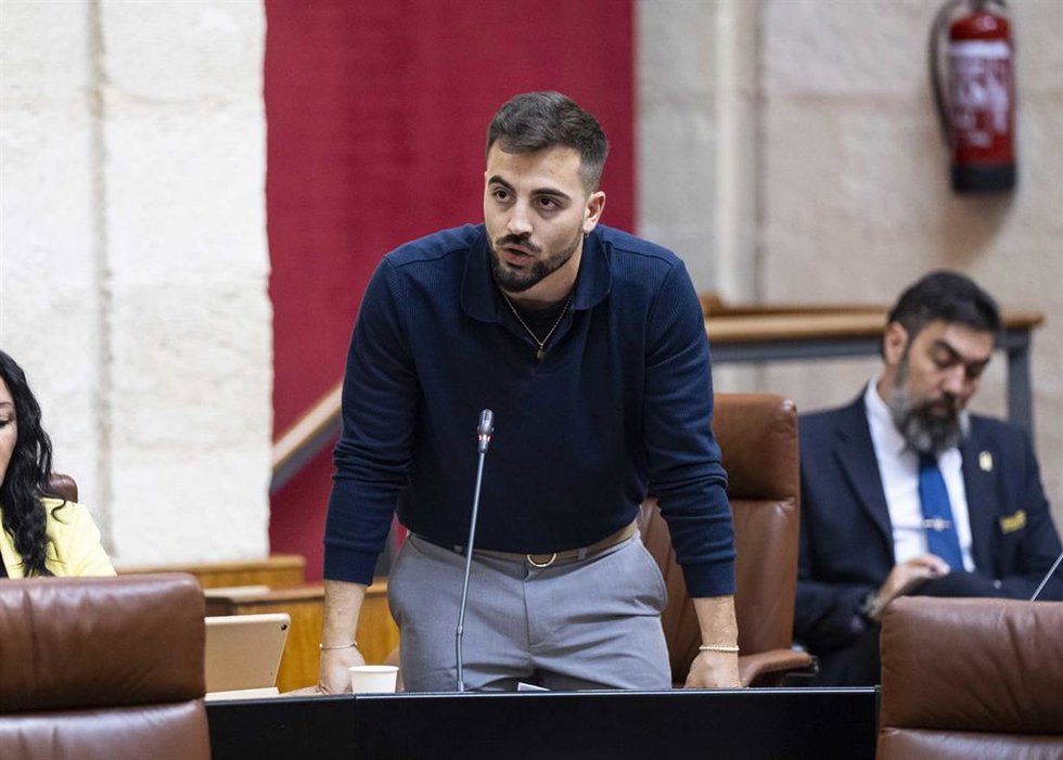 Gomez Jurado en el Parlamento andaluz.