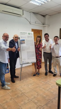 La delegada de Inclusión Social, Juventud, Familias e Igualdad, Ruth Sarabia, visita la sede del Banco de Alimentos de la Costa del Sol, Bancosol.