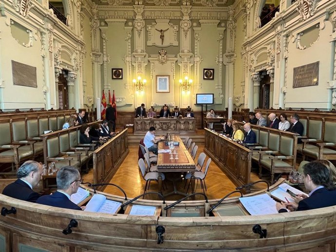 Pleno del Ayuntamiento de Valladolid.
