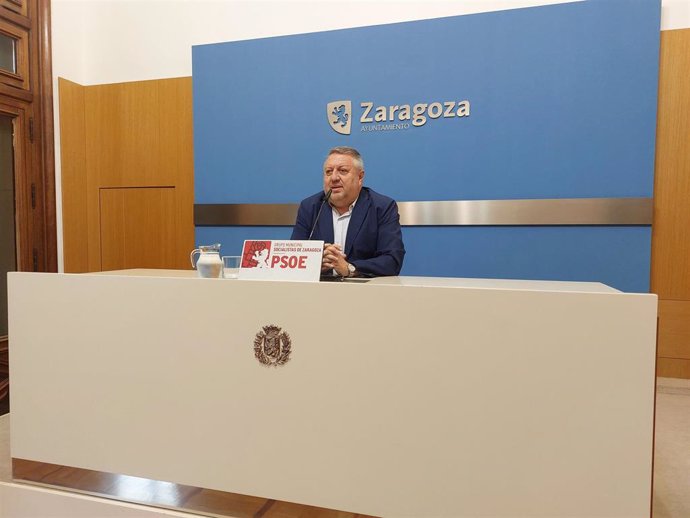 El concejal del PSOE en el Ayuntamiento de Zaragoza Alfonso Gómez.