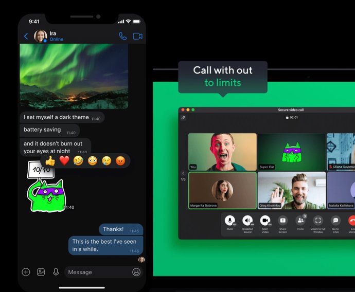 El servicio de mensajería instantánea ICQ.