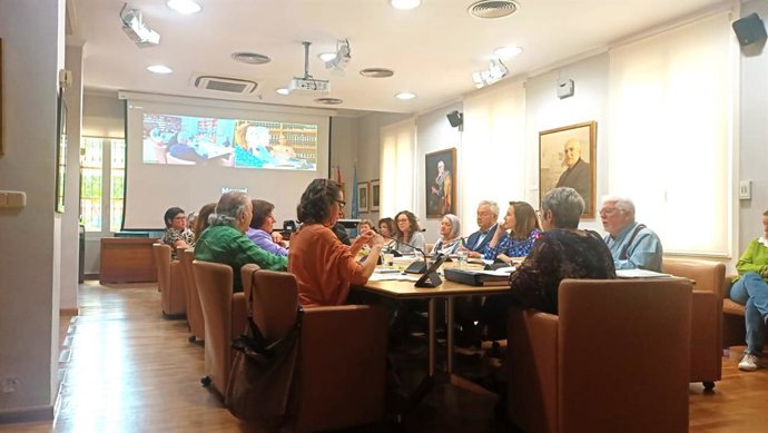 Imagen del pleno ordinario de mayo en el CVC.