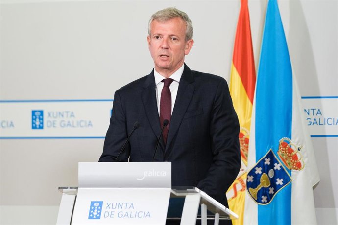 Rueda comparece após a reunión semanal do seu Executivo.