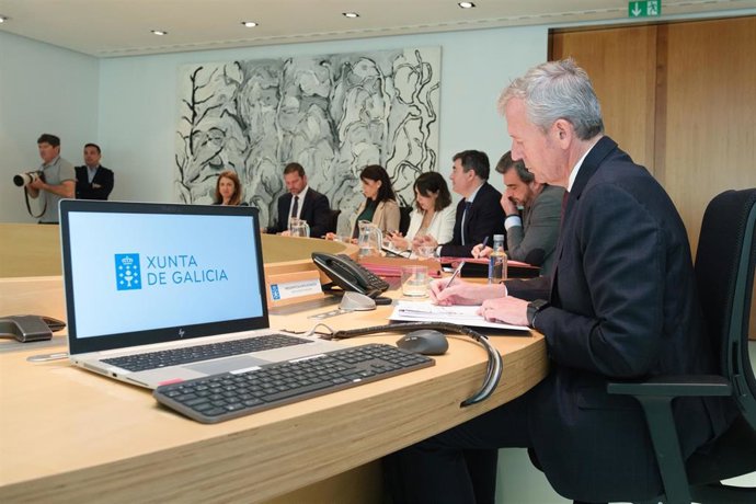 Reunión del Consello de la Xunta presidido por Alfonso Rueda el 27 de mayo de 2024.
