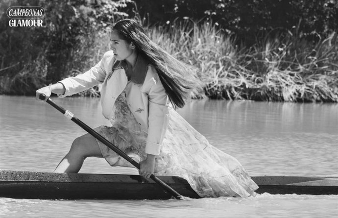 La piragüista española María Corbera en Glamour