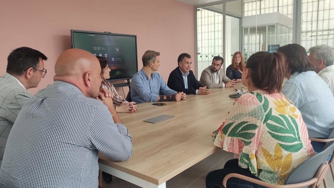 Reunión con empresarios.