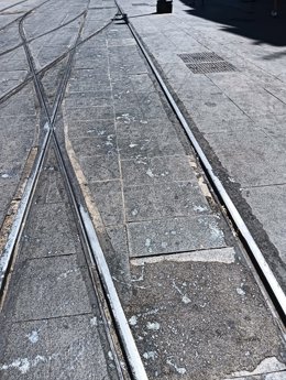 Imagen de cera en la avenida de la Constitución