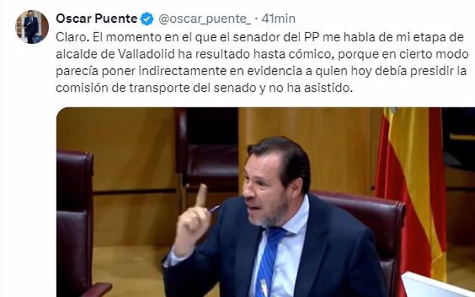 El ministro de Transportes y Movilidad Sostenible, Óscar Puente.