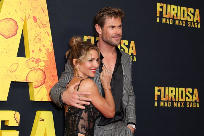 Elsa Pataky y Chris Hemsworth en la premiere de Furiosa: A Mad Max Saga
